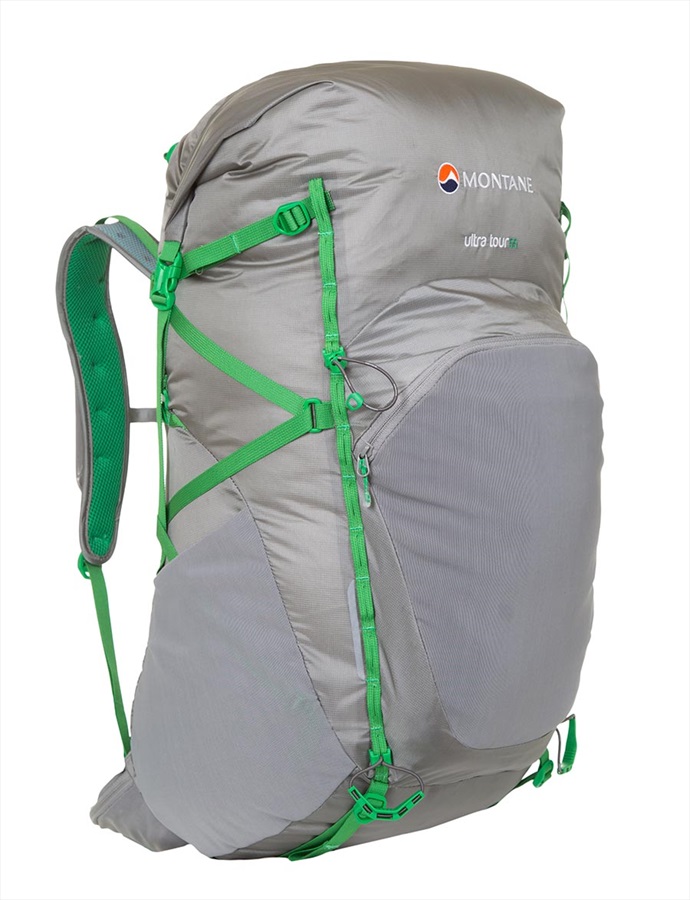 Montane Ultra Tour 55 Mountain Hiking Backpack, 55L Cloudburst Grey